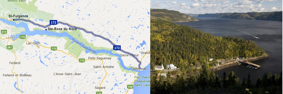 La route du Fjord au Saguenay