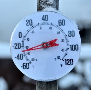 Températures en hiver