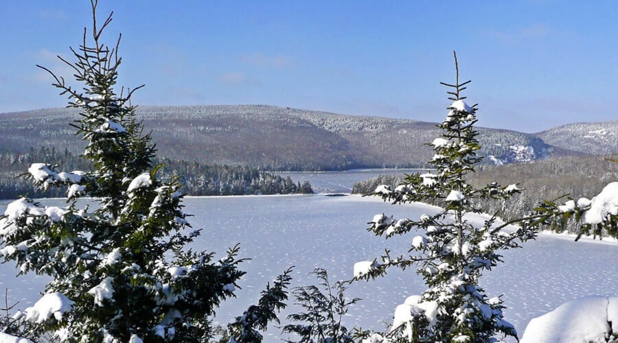 Paysages hivernal au Québec