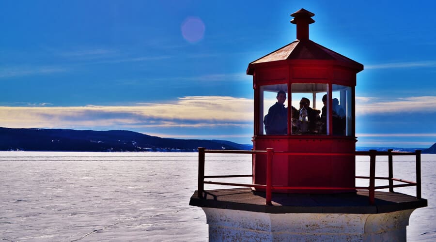 Phare sur le fjord su Saguenay