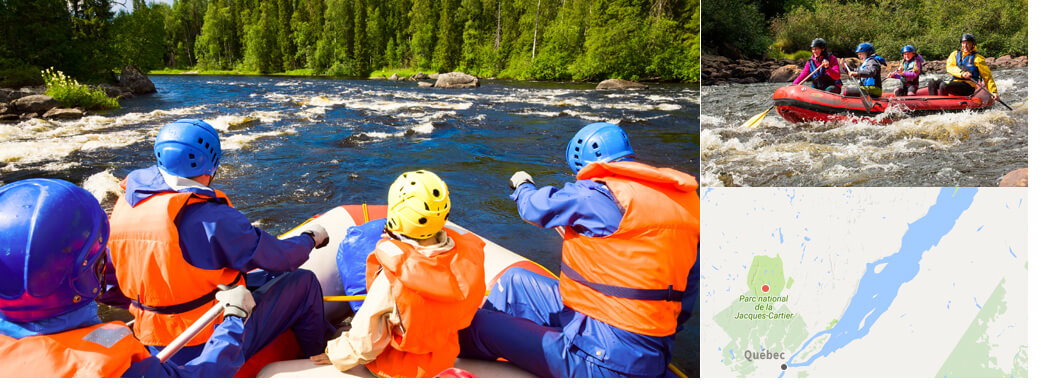 Descente de rivière en rafting