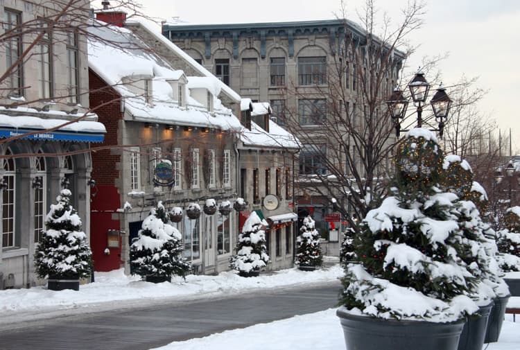 Romance et cocooning en hiver : Vieux Montréal