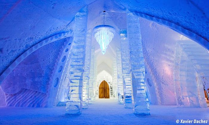 Hôtel de Glace : hall