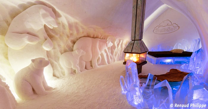 Suite à l'hôtel de Glace à Québec