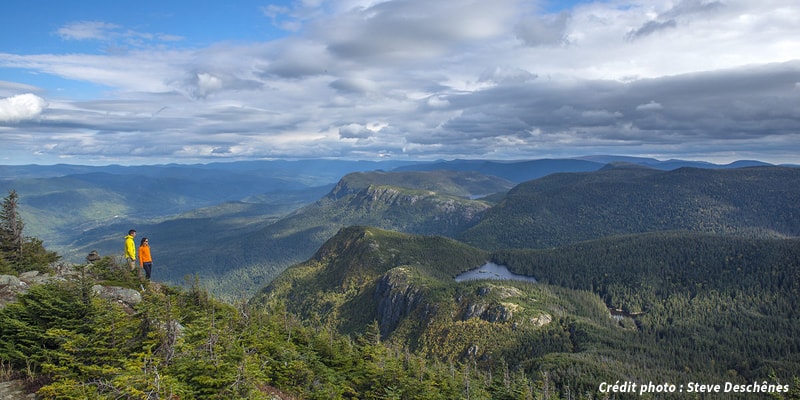 Randonnée dans le parc national de la Gaspésie