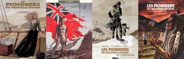Histoire du Canada en BD : Les pionniers du Nouveau Monde