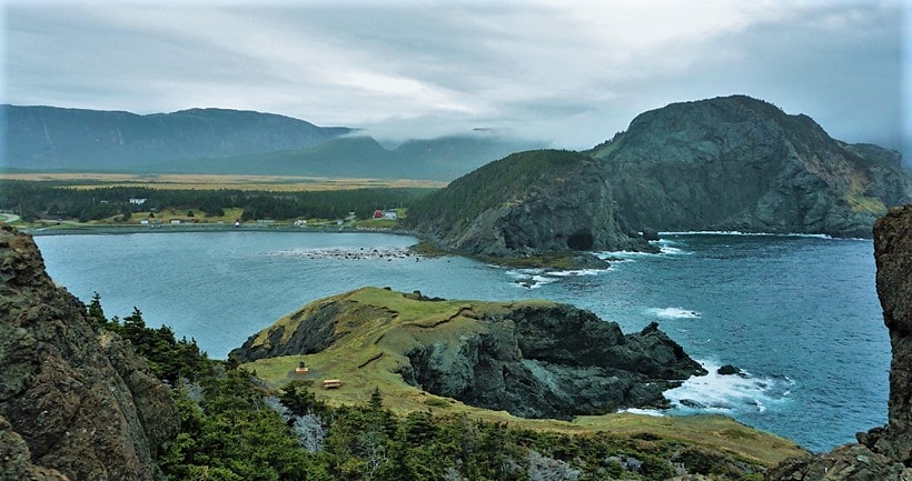 Falaises de Bottle Cove