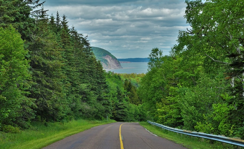 Route du parc national de Fundy
