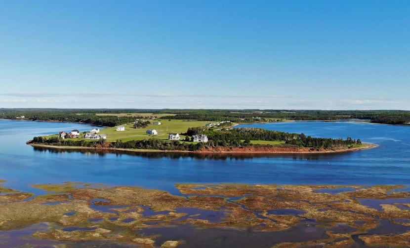 Gulfshore parkway au parc national de l'île-du-Prince-Édouard