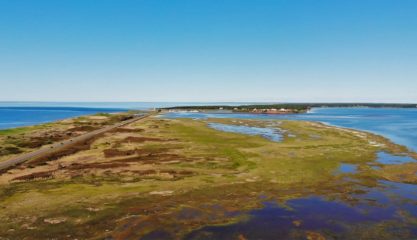 Gulfshore parkway au parc national de l'île-du-Prince-Édouard