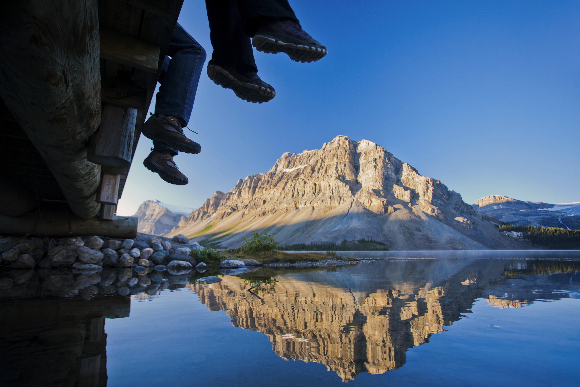 lacs des rocheuses au canada : lac bow