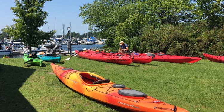 Kayak dans les Mille-Îles