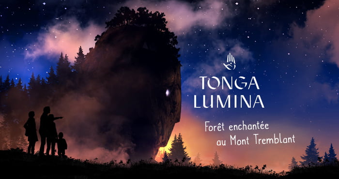 Tonga Lumina : spectacle nocturne au Mont Tremblant