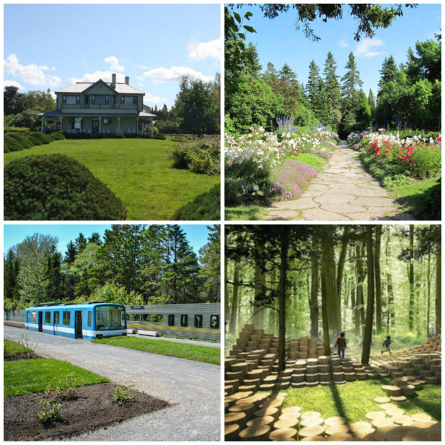 Visite des jardins de Métis