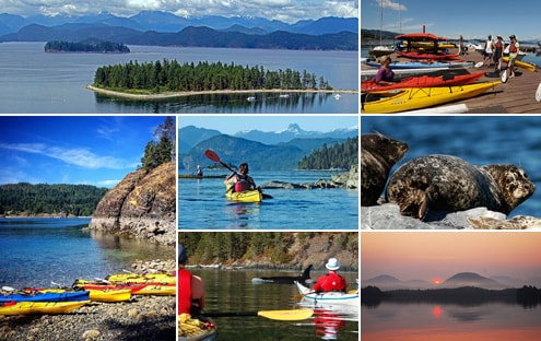 Kayak de mer Quadra Island