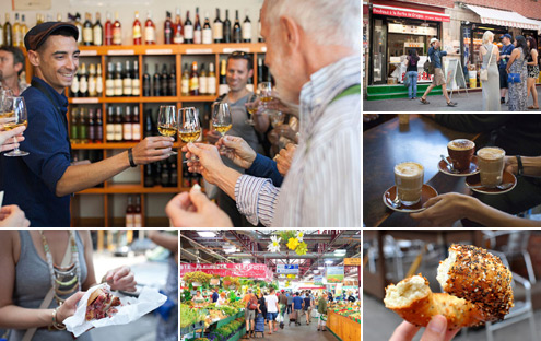 Tour guidé à pied sur le thème de la cuisine