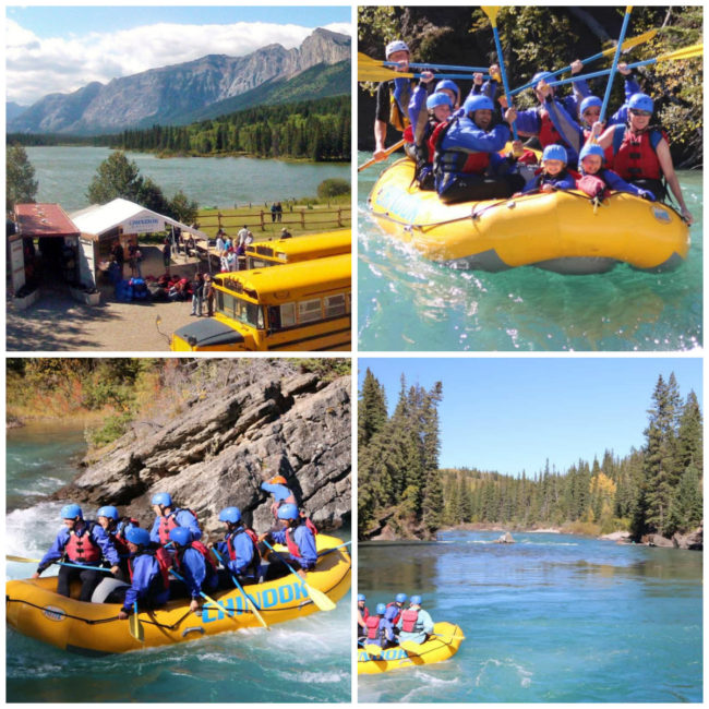 Excursion en rafting au pays de Kananaskis