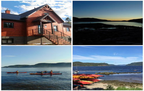 Excursion en kayak de mer à l’aube sur la Côte Nord