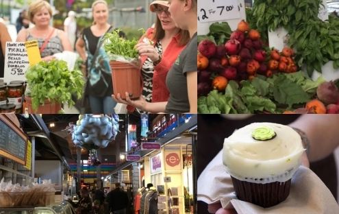 Randonnée gastronomique : Marché By, Les Cours