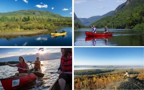 Location de canot – Parc national de la Jacques Cartier