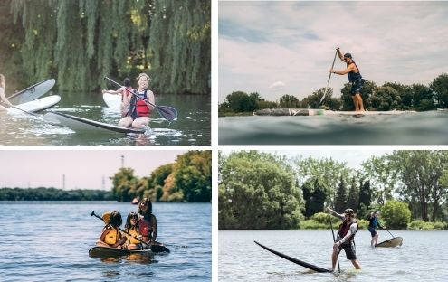 Initiation au Stand-Up Paddle (Sup) en famille