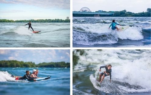 Initiation au surf de rivière – Vague à guy