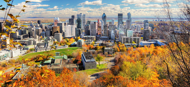 Montréal pour votre circuit d'automne