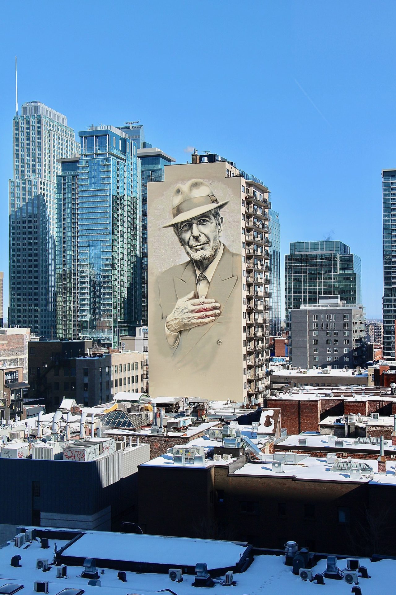 Leonard Cohen Mural