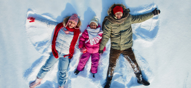 Famille neige