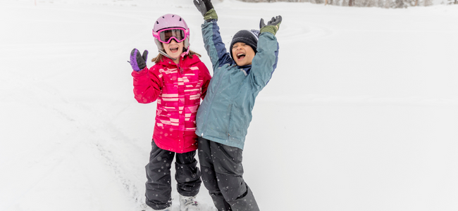 Enfants neige