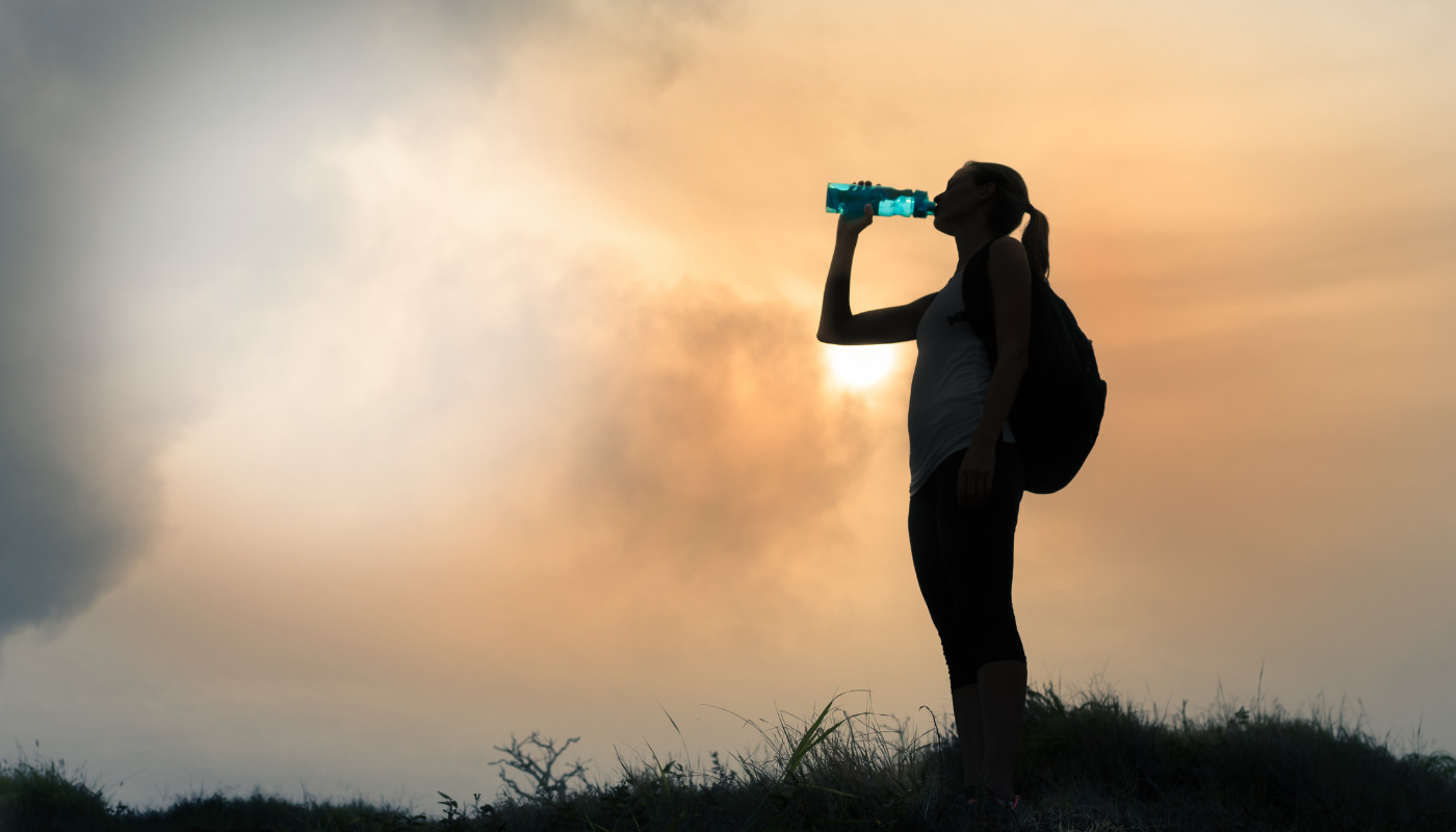 drinking water