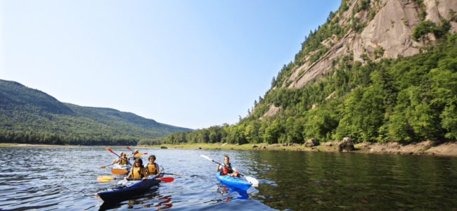 Kayak Lac Saint Jean voyage Canada été