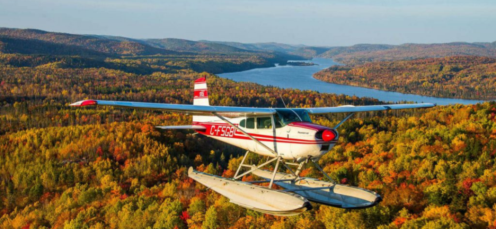 que faire en automne au Canada hydravion