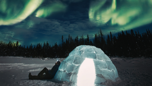 Igloo arctique Grand Nord Canada