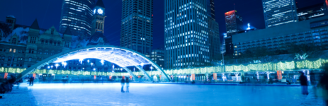 Toronto hiver train canada