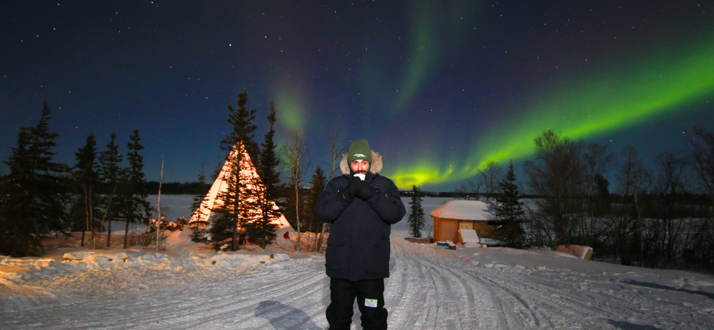 Aurores boréales Yellowknife Territoires du Nord-Ouest