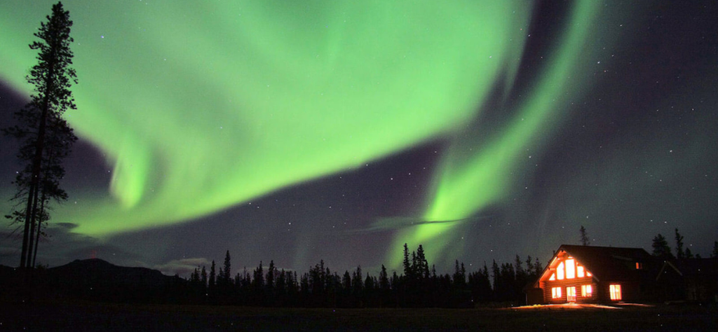 Kluane Yukon - Où voir les aurores boréales au Canada en hiver