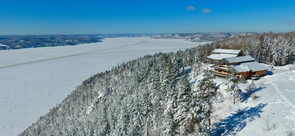 Fjord du Saguenay, Québec en hiver